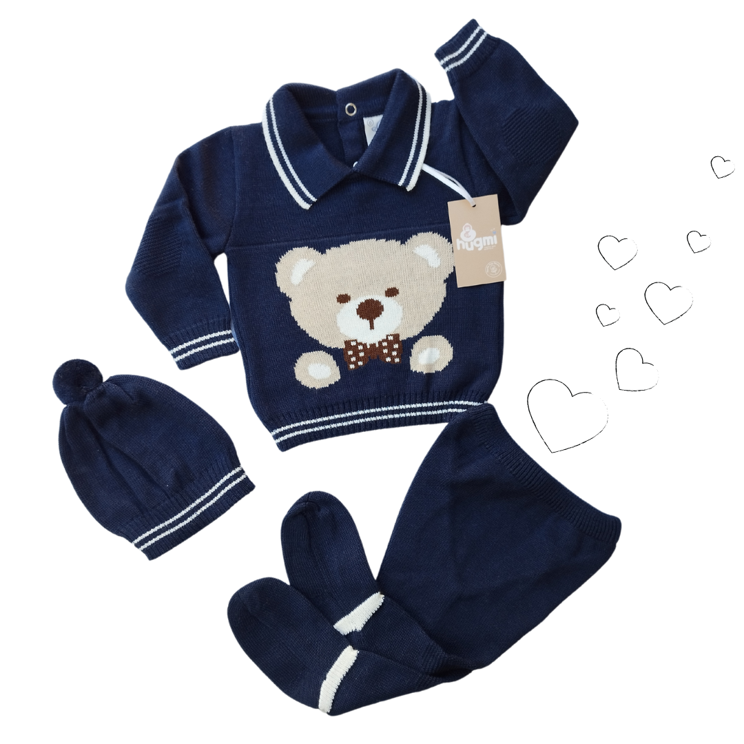 Conjunto bebé hilo algodón baby bear