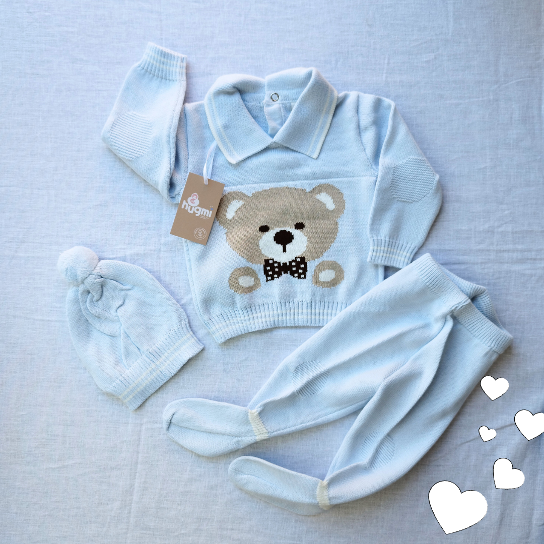 Conjunto bebé hilo algodón baby bear