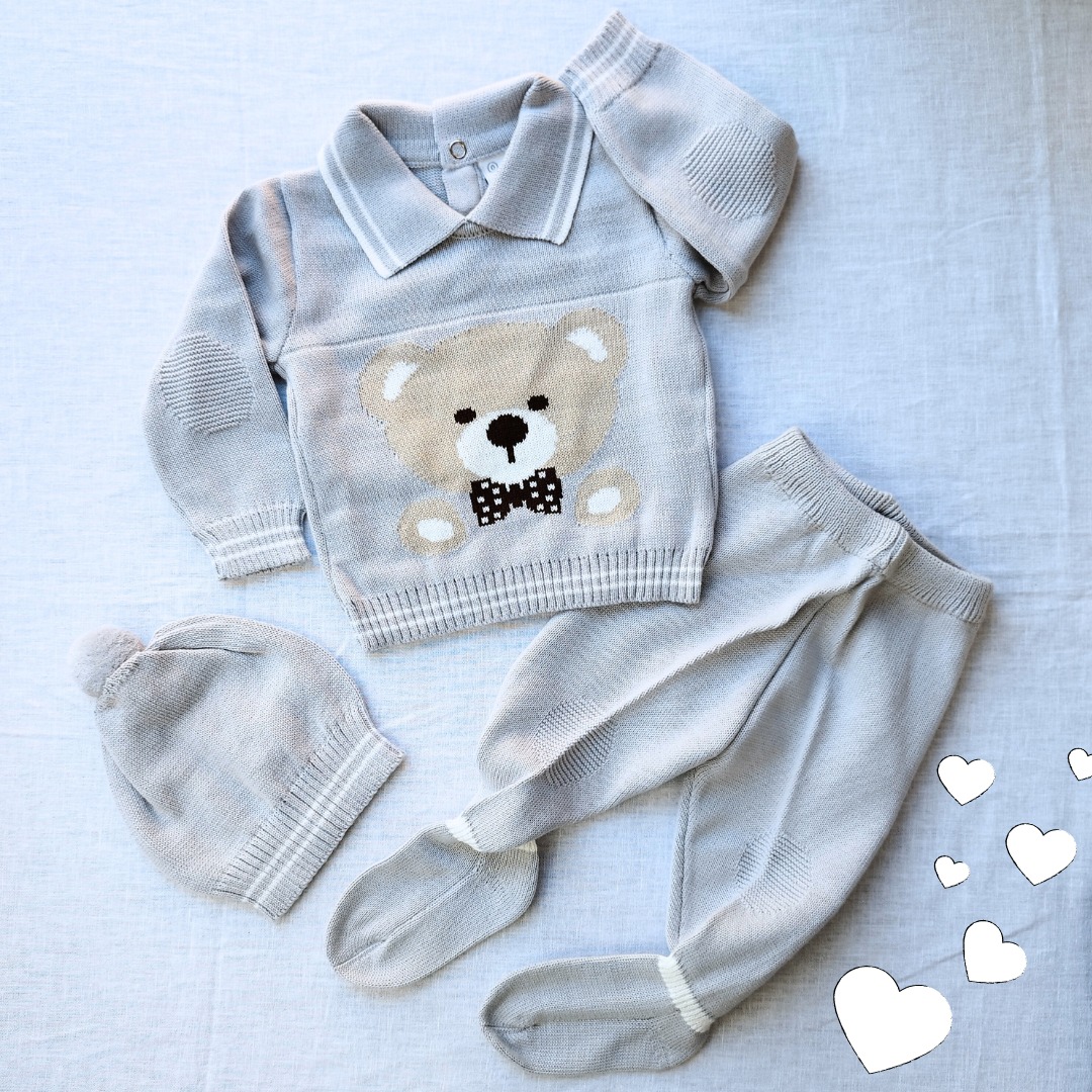 Conjunto bebé hilo algodón baby bear